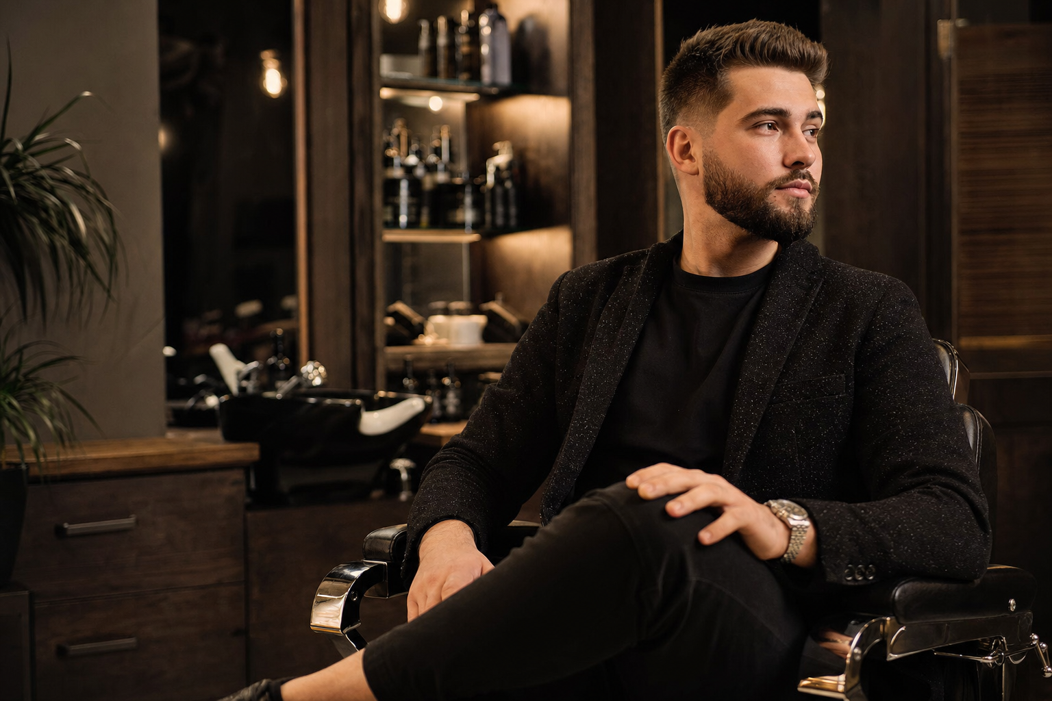 Barber Rzeszów przed randką lub wieczornym wyjściem: jak ustawić włosy i brodę, żeby wyglądać dobrze bez efektu „za bardzo”