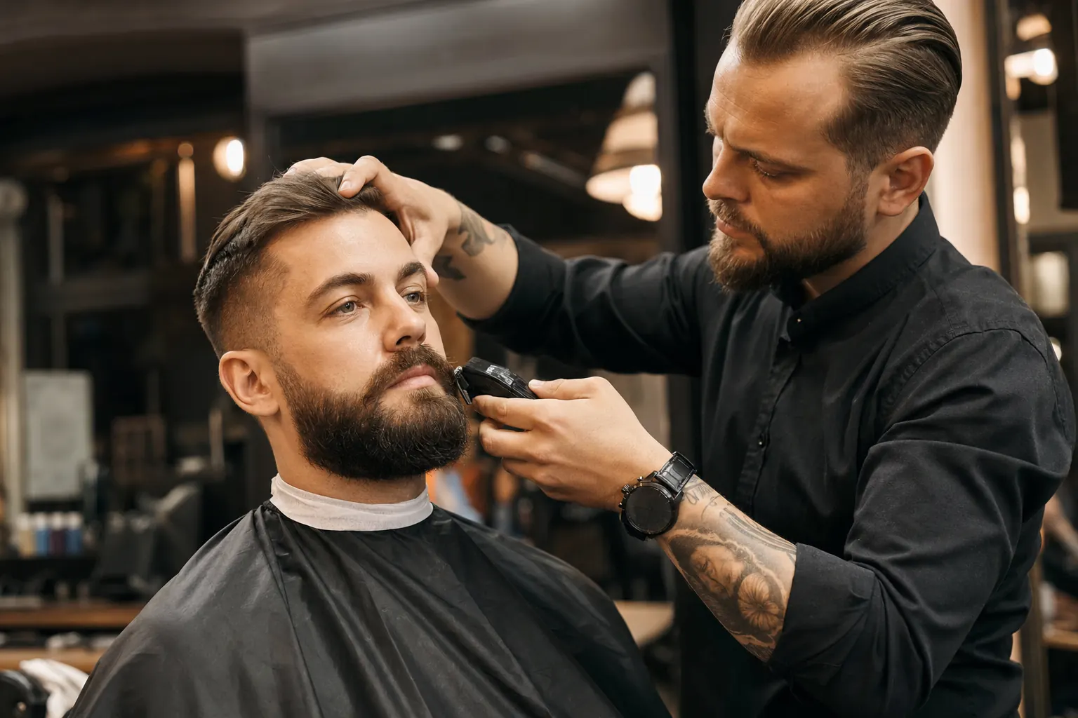 Barber Rzeszów przed spotkaniem biznesowym: jak ustawić włosy i brodę, żeby wyglądać profesjonalnie bez sztywności