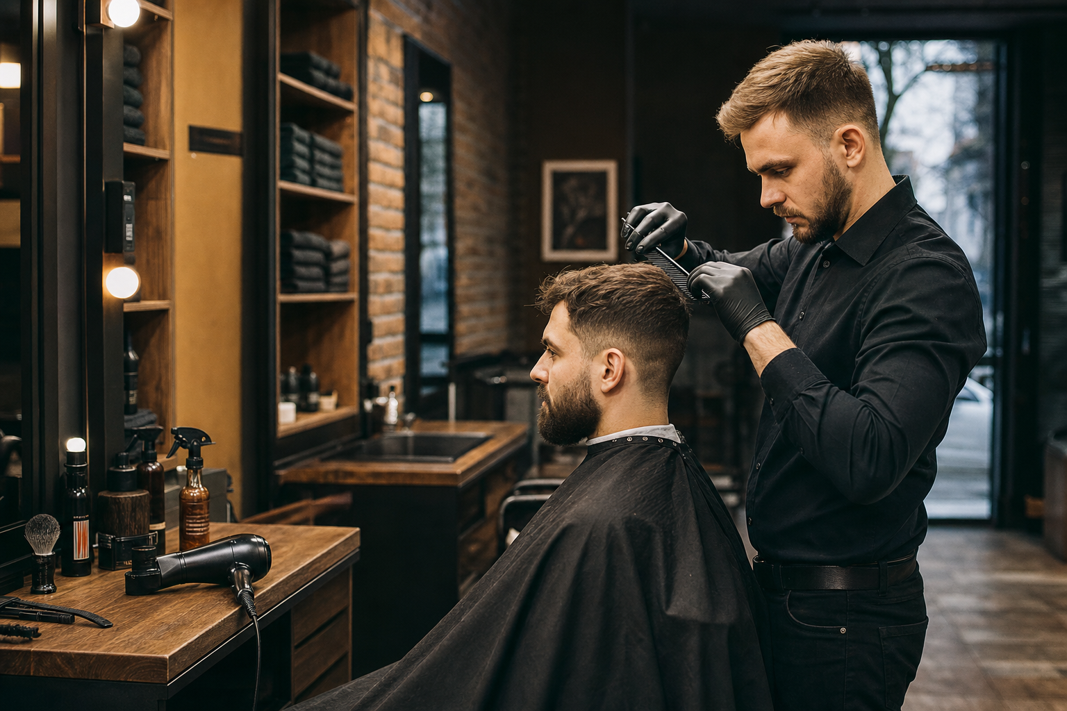 Jak myć i suszyć męskie włosy, żeby fryzura po barberze dłużej trzymała formę