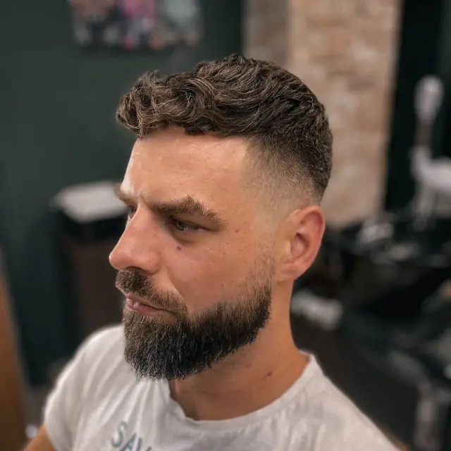 Textured crop + broda w Boske Barber Rzeszów