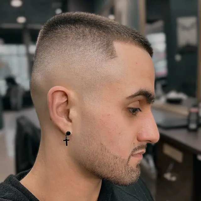 Buzz cut fade w Boske Barber Rzeszów