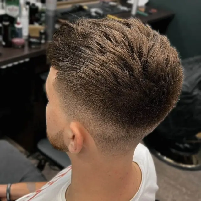 Fade tył tekstura w Boske Barber Rzeszów