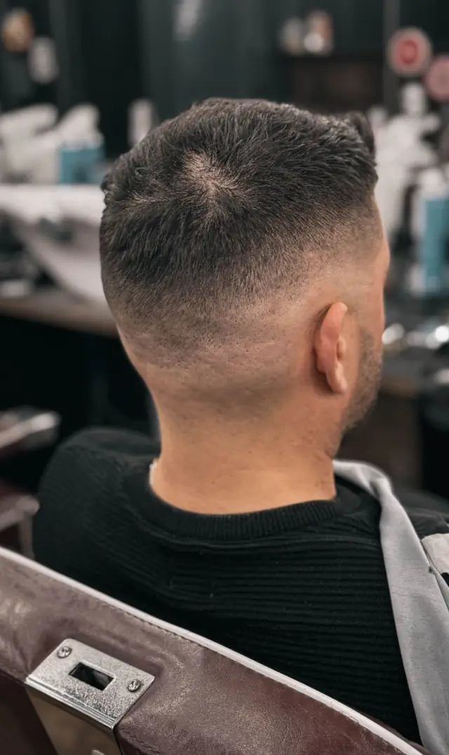 Fade w fotelu w Boske Barber Rzeszów