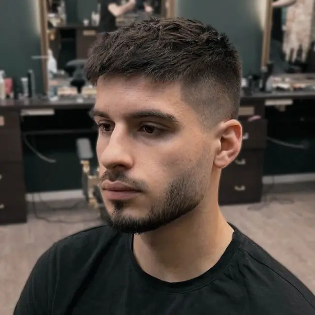 Męski portret fade w Boske Barber Rzeszów