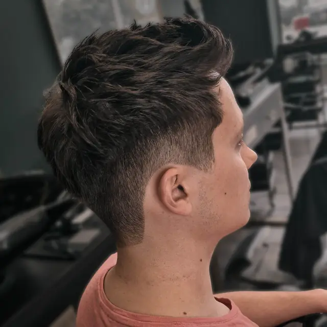 Naturalny fade w Boske Barber Rzeszów