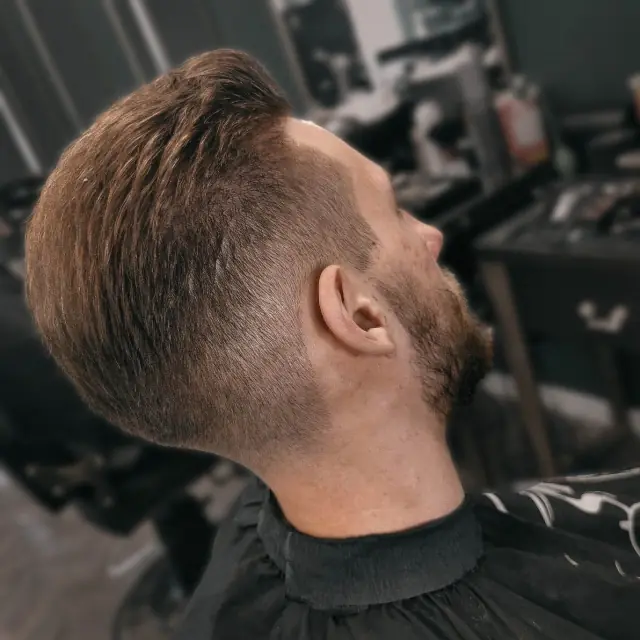 Ruda broda + fade w Boske Barber Rzeszów