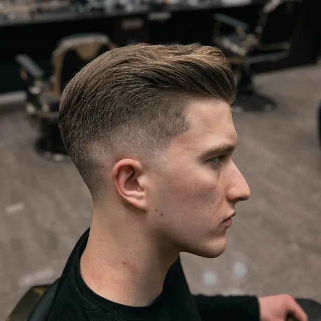 Skin fade profil w Boske Barber Rzeszów
