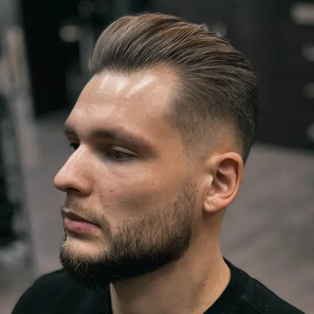 Slick back + broda w Boske Barber Rzeszów
