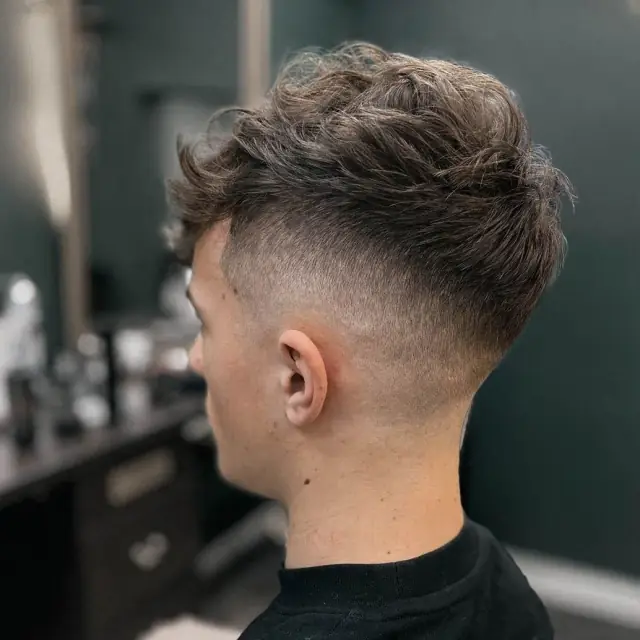 Textured fade w Boske Barber Rzeszów