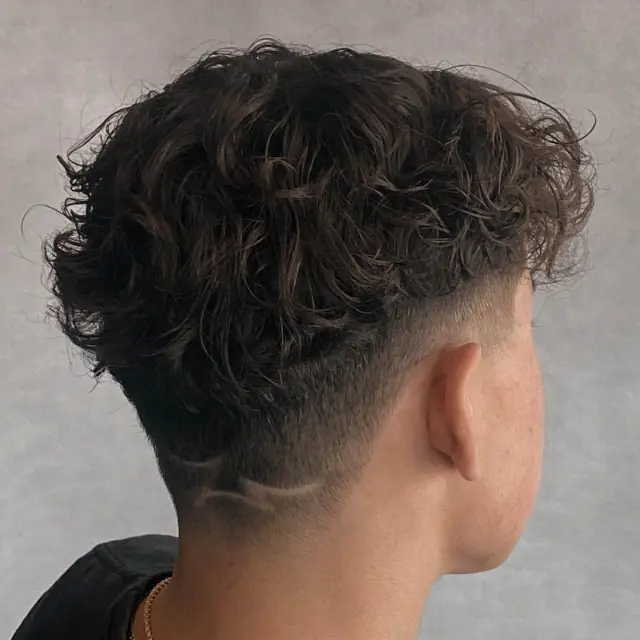 Wzór + fade w Boske Barber Rzeszów