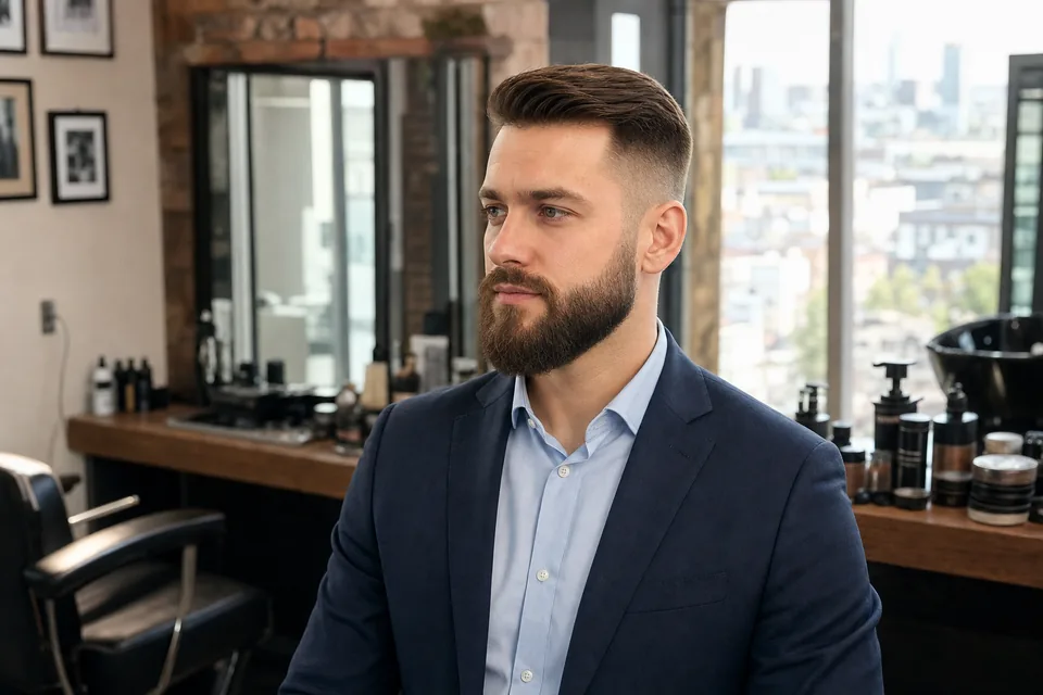 Barber Rzeszów przed zdjęciami do dokumentów, profilu i CV: jak wyglądać naturalnie, ale schludnie